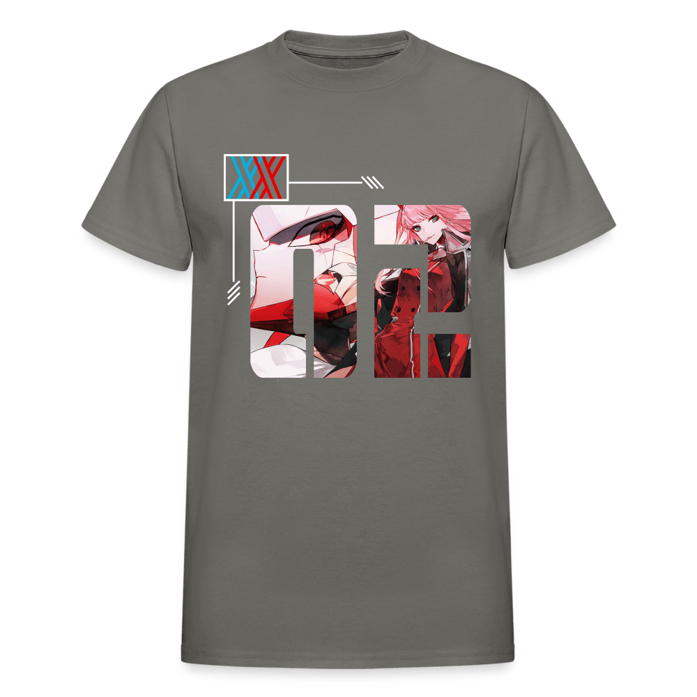 Zero Two - T-Shirt - charcoal