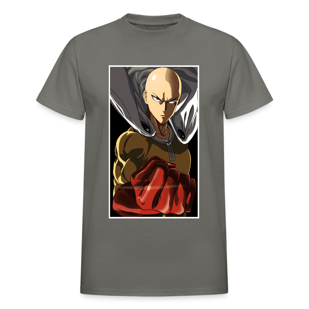 Saitama - T-Shirt - charcoal