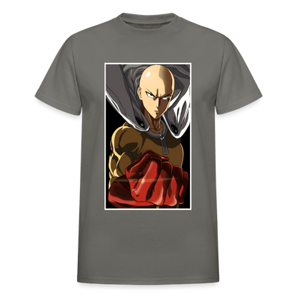 Saitama - T-Shirt - charcoal