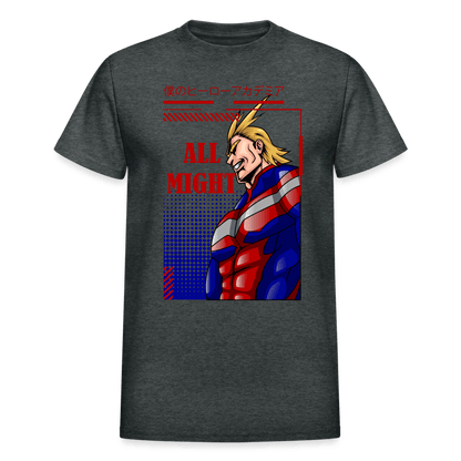 All Might - T-Shirt - deep heather