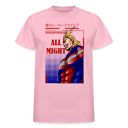 All Might - T-Shirt - light pink