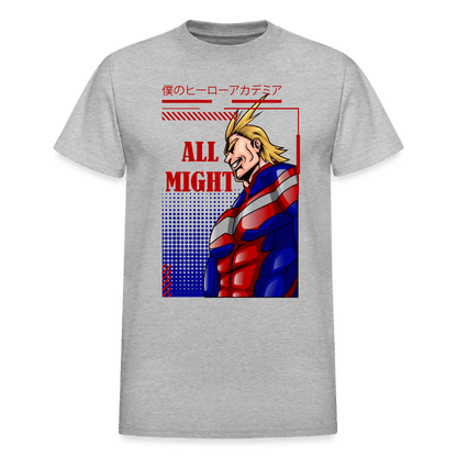 All Might - T-Shirt - heather gray