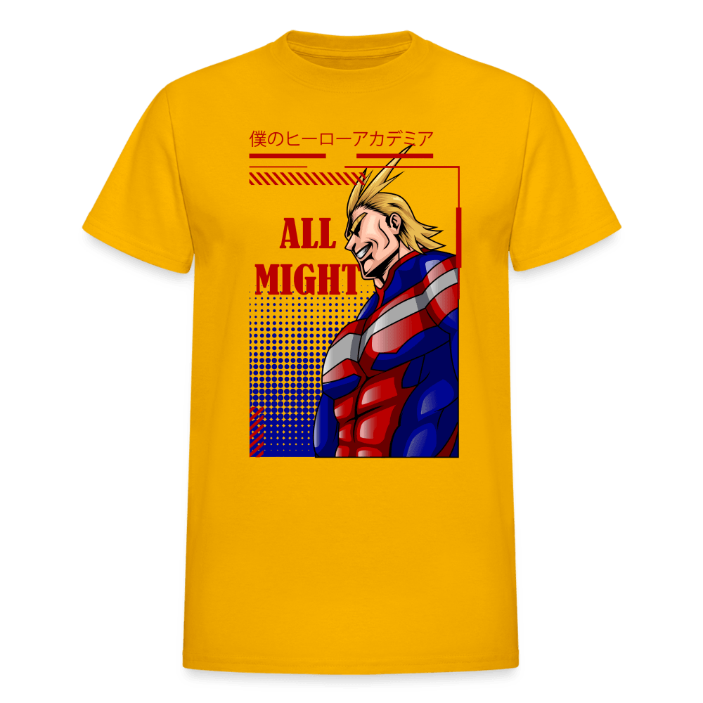 All Might - T-Shirt - gold