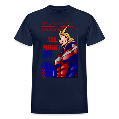 All Might - T-Shirt - navy