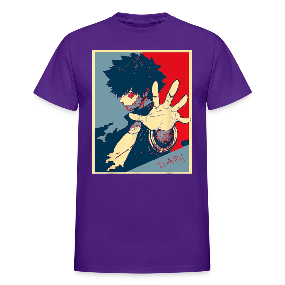 Glitched Dabi - T-Shirt - purple