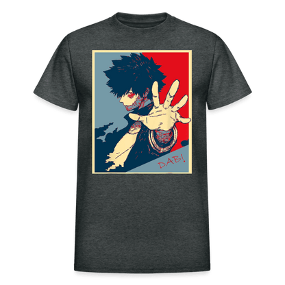 Glitched Dabi - T-Shirt - deep heather