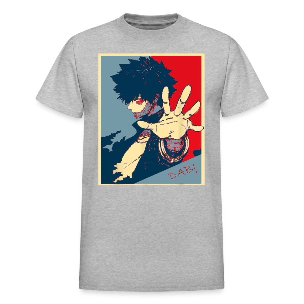 Glitched Dabi - T-Shirt - heather gray