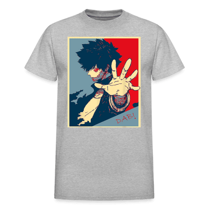 Glitched Dabi - T-Shirt - heather gray