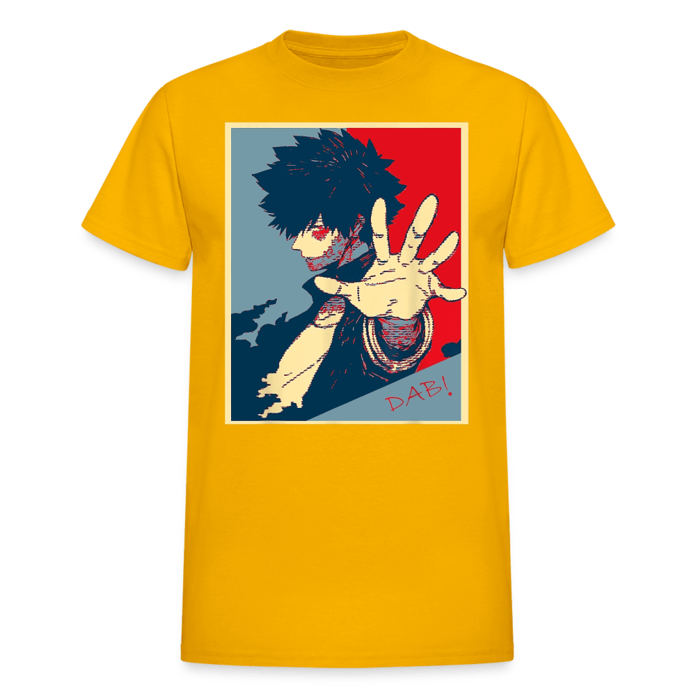 Glitched Dabi - T-Shirt - gold