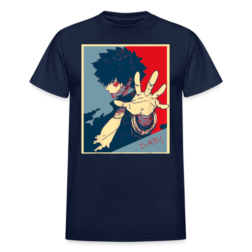 Glitched Dabi - T-Shirt - navy