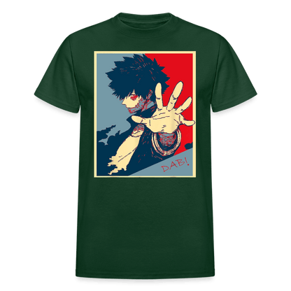 Glitched Dabi - T-Shirt - forest green