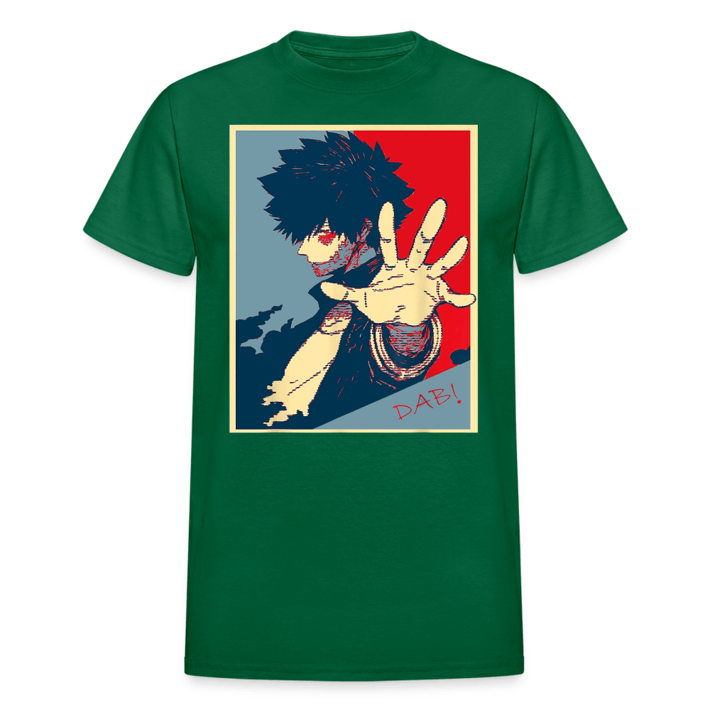 Glitched Dabi - T-Shirt - bottlegreen