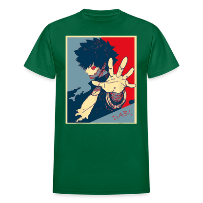 Glitched Dabi - T-Shirt - bottlegreen