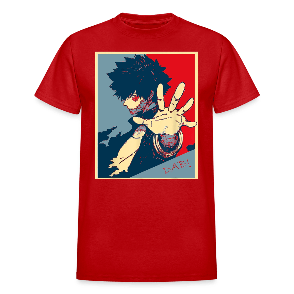 Glitched Dabi - T-Shirt - red