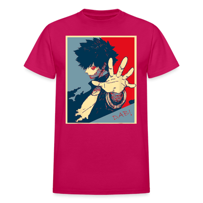 Glitched Dabi - T-Shirt - fuchsia