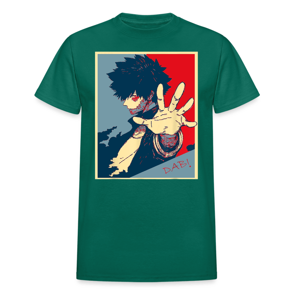 Glitched Dabi - T-Shirt - petrol