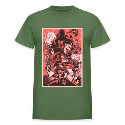 Gildan Ultra Cotton Adult T-Shirt - military green