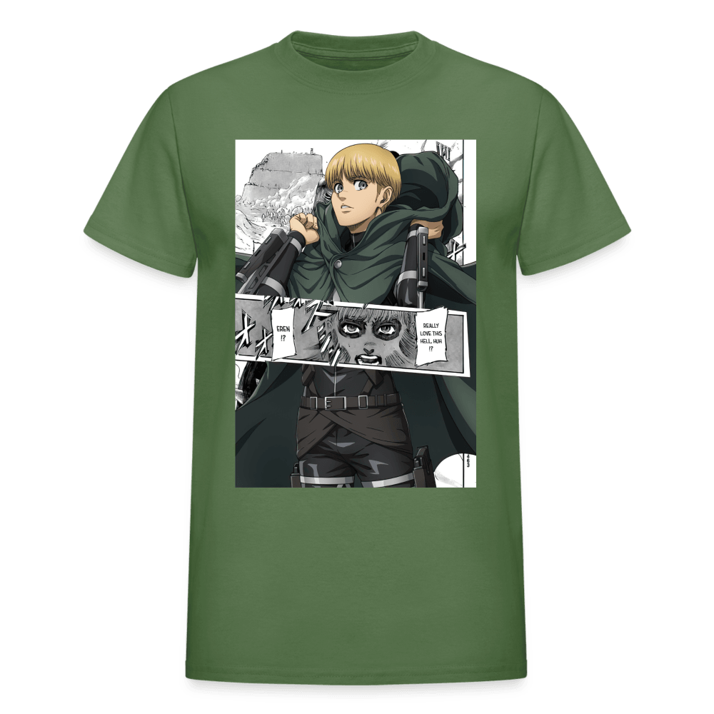 Gildan Ultra Cotton Adult T-Shirt - military green