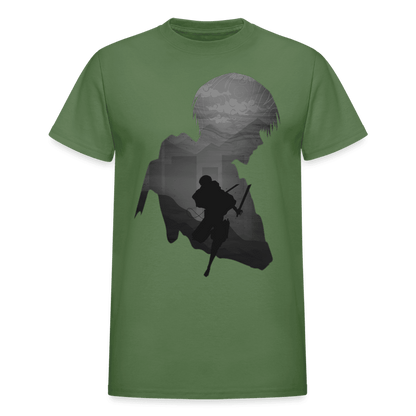 Gildan Ultra Cotton Adult T-Shirt - military green