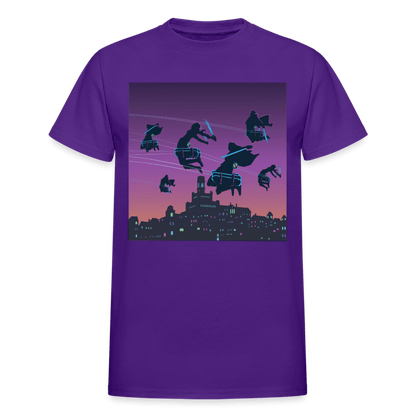 Gildan Ultra Cotton Adult T-Shirt - purple