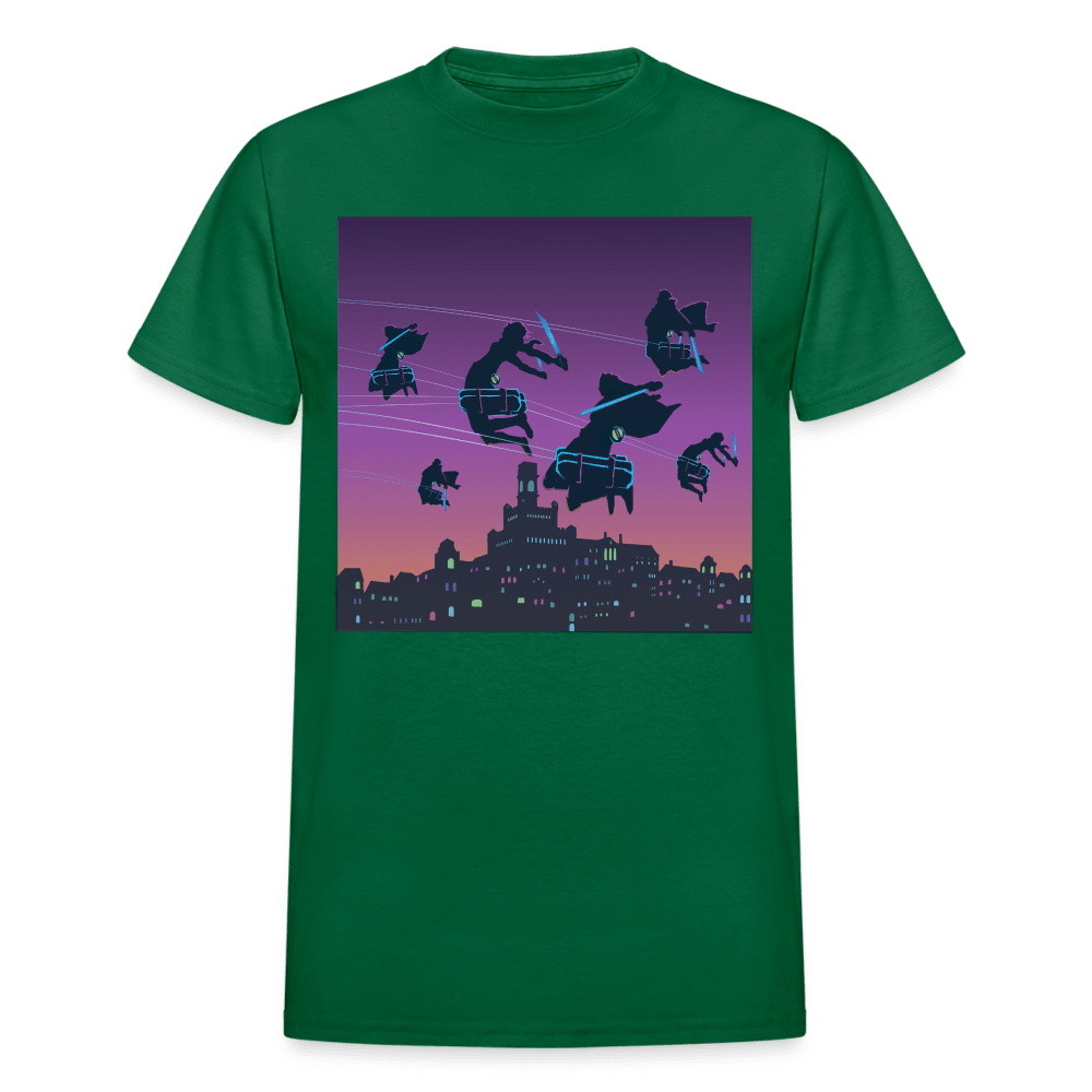 Gildan Ultra Cotton Adult T-Shirt - bottlegreen