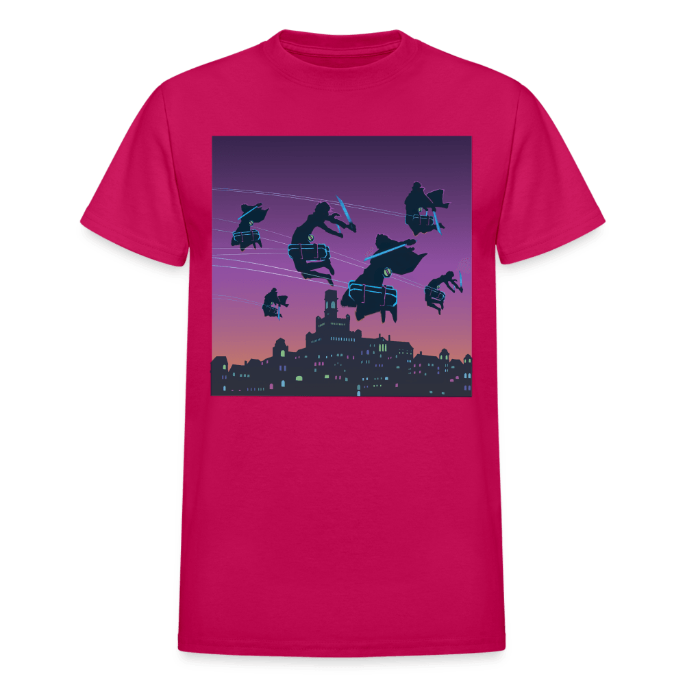 Gildan Ultra Cotton Adult T-Shirt - fuchsia