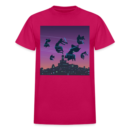 Gildan Ultra Cotton Adult T-Shirt - fuchsia