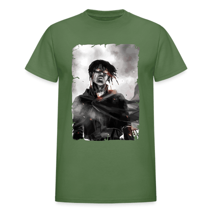 Gildan Ultra Cotton Adult T-Shirt - military green