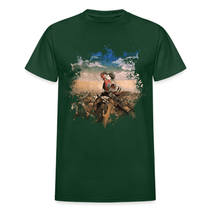 Gildan Ultra Cotton Adult T-Shirt - forest green