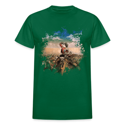 Gildan Ultra Cotton Adult T-Shirt - bottlegreen