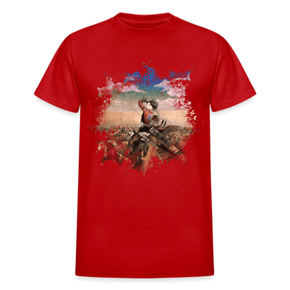 Gildan Ultra Cotton Adult T-Shirt - red