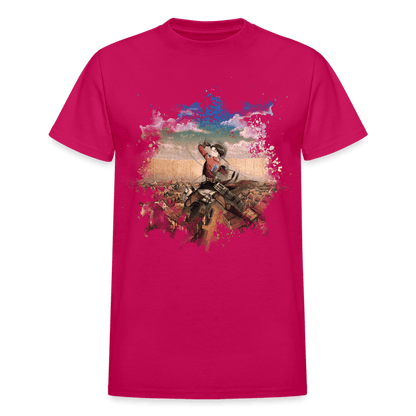 Gildan Ultra Cotton Adult T-Shirt - fuchsia