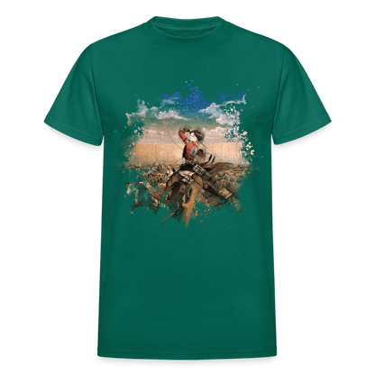 Gildan Ultra Cotton Adult T-Shirt - petrol