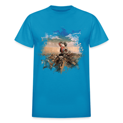 Gildan Ultra Cotton Adult T-Shirt - turquoise