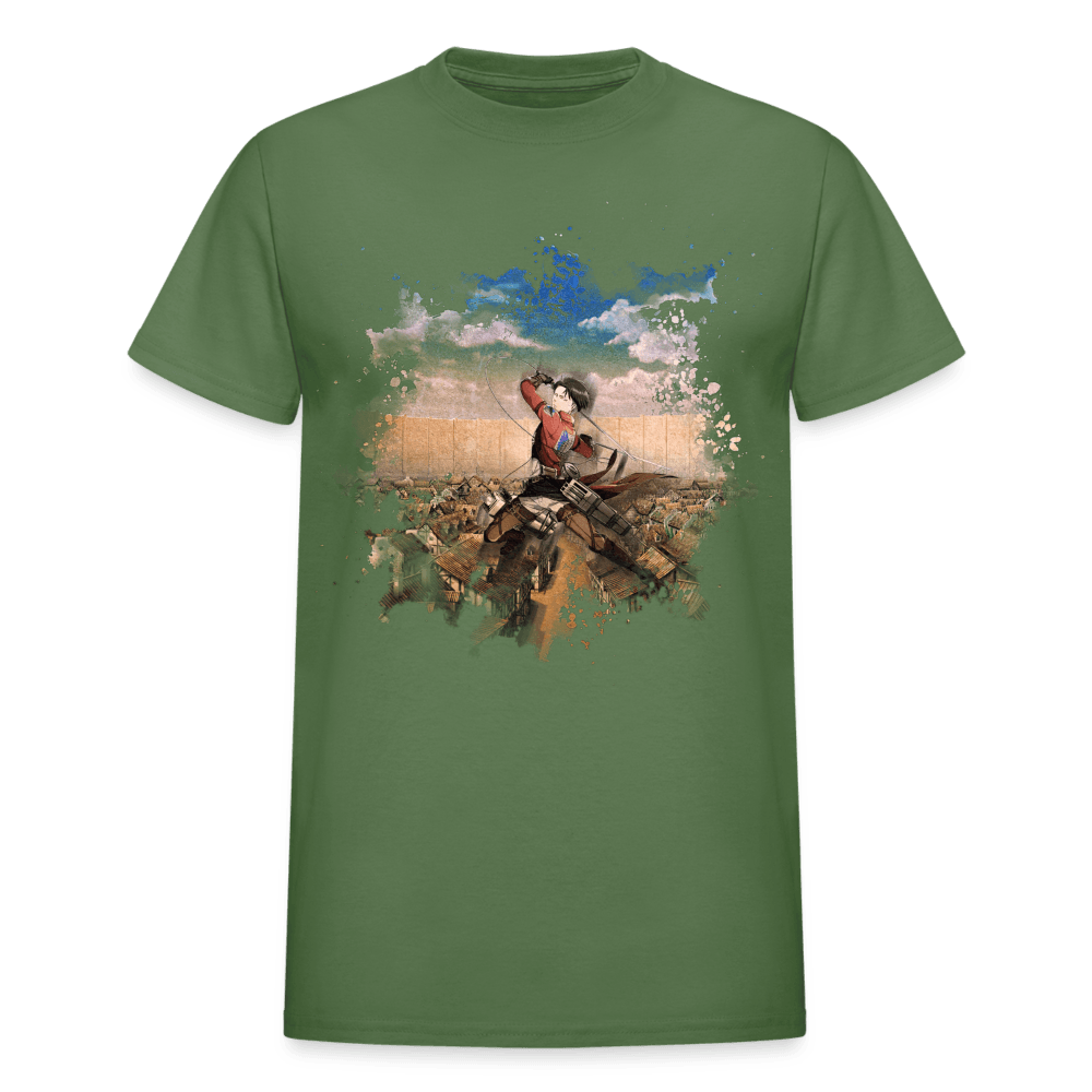 Gildan Ultra Cotton Adult T-Shirt - military green