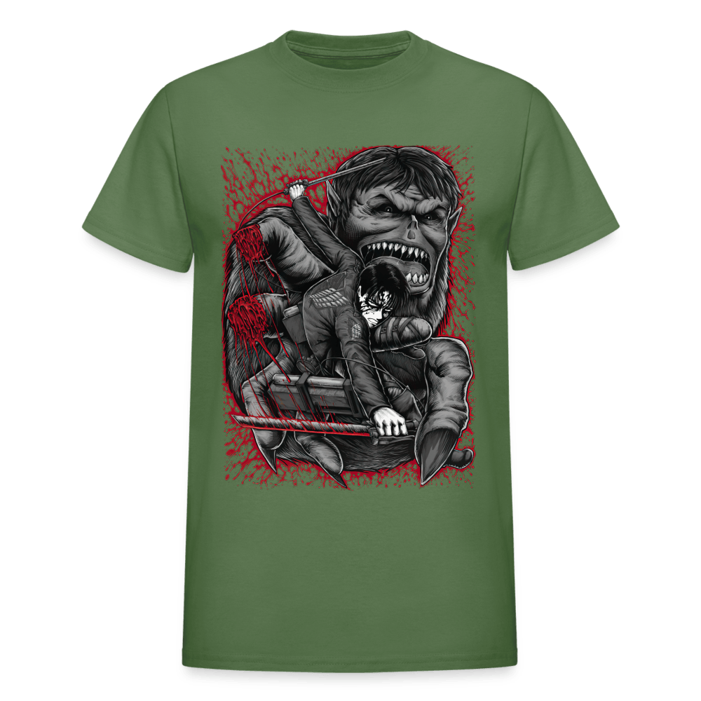 Gildan Ultra Cotton Adult T-Shirt - military green