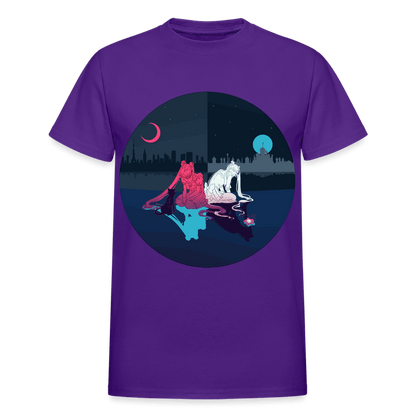 Gildan Ultra Cotton Adult T-Shirt - purple