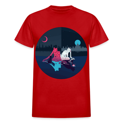 Gildan Ultra Cotton Adult T-Shirt - red