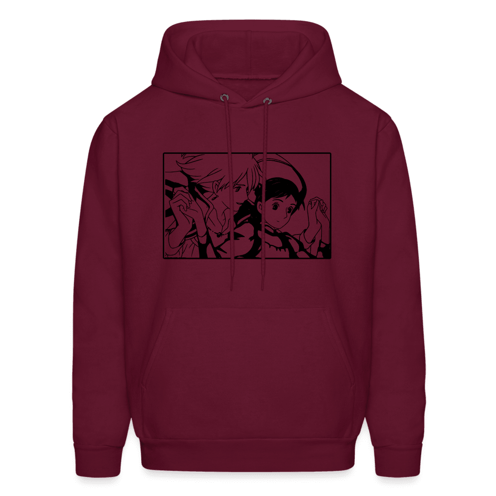 Men's Hoodie - burgundy