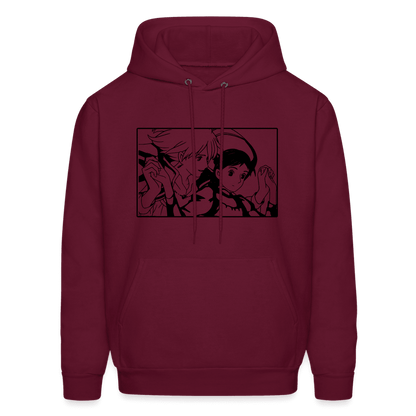 Men's Hoodie - burgundy