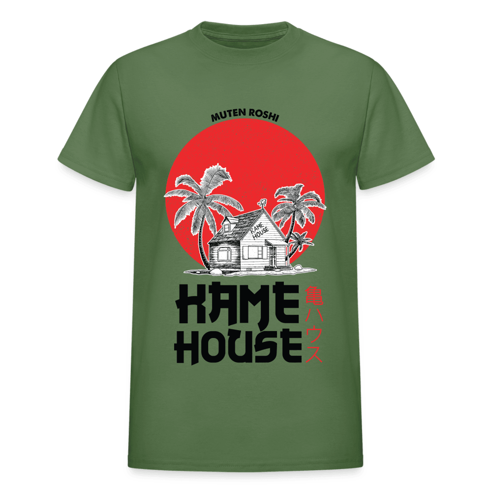 Gildan Ultra Cotton Adult T-Shirt - military green