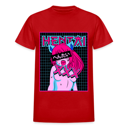 Gildan Ultra Cotton Adult T-Shirt - red