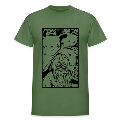 Gildan Ultra Cotton Adult T-Shirt - military green