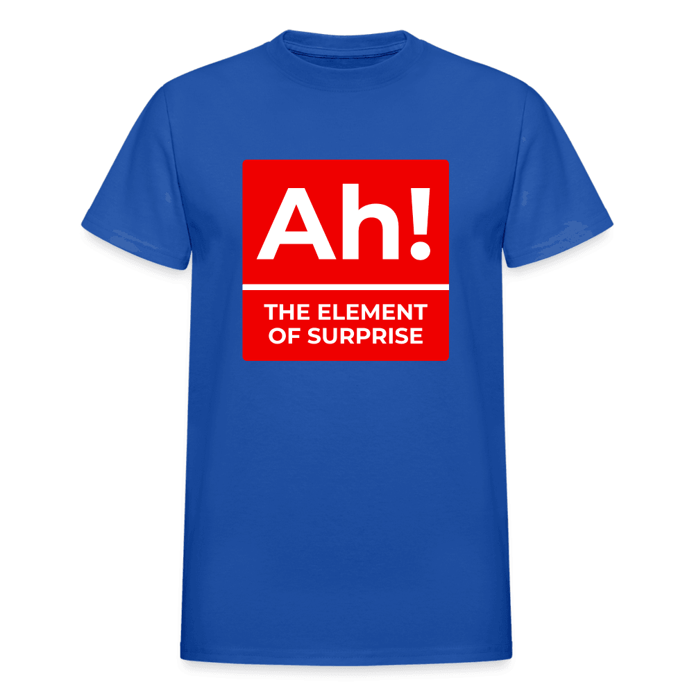 Ah! Element T-Shirt - royal blue