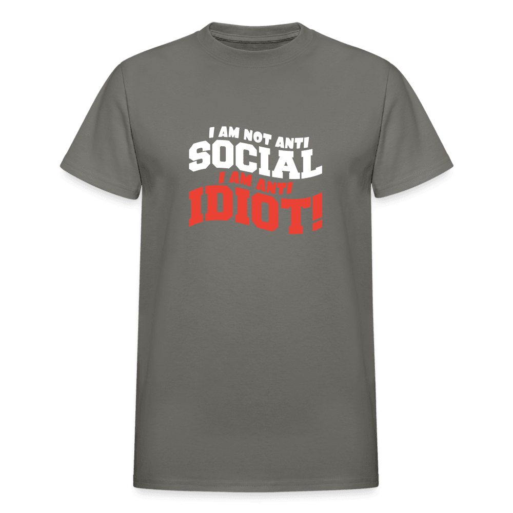 Gildan Ultra Cotton Adult T-Shirt - charcoal