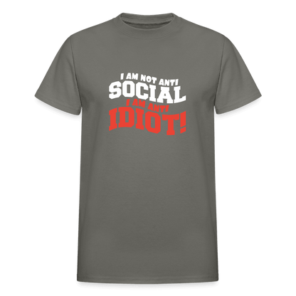 Gildan Ultra Cotton Adult T-Shirt - charcoal