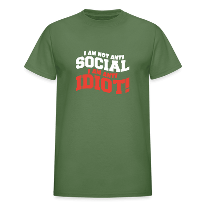 Gildan Ultra Cotton Adult T-Shirt - military green