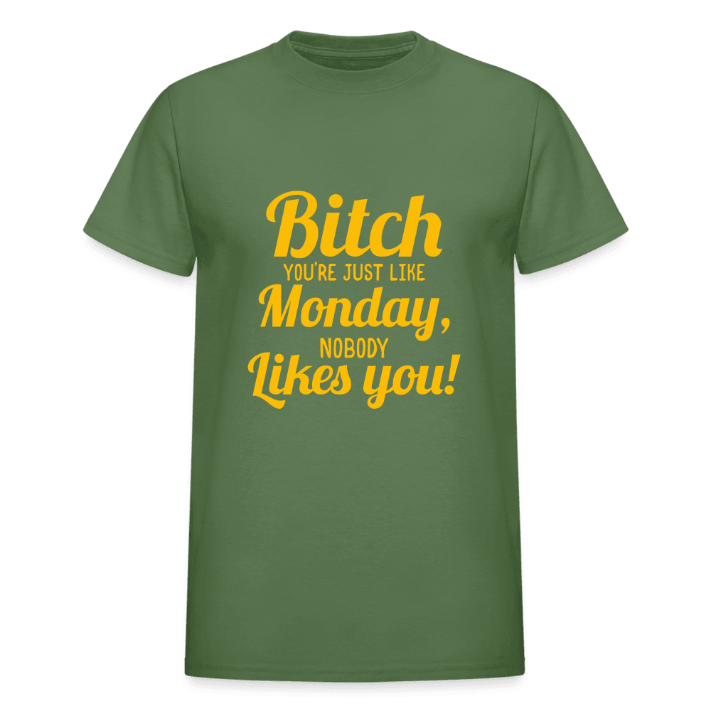 Gildan Ultra Cotton Adult T-Shirt - military green