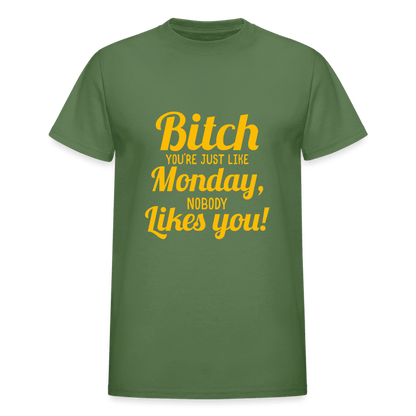 Gildan Ultra Cotton Adult T-Shirt - military green