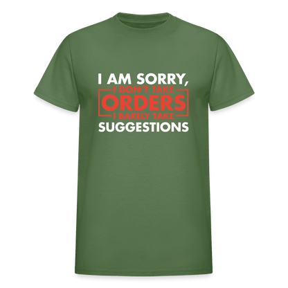 Gildan Ultra Cotton Adult T-Shirt - military green